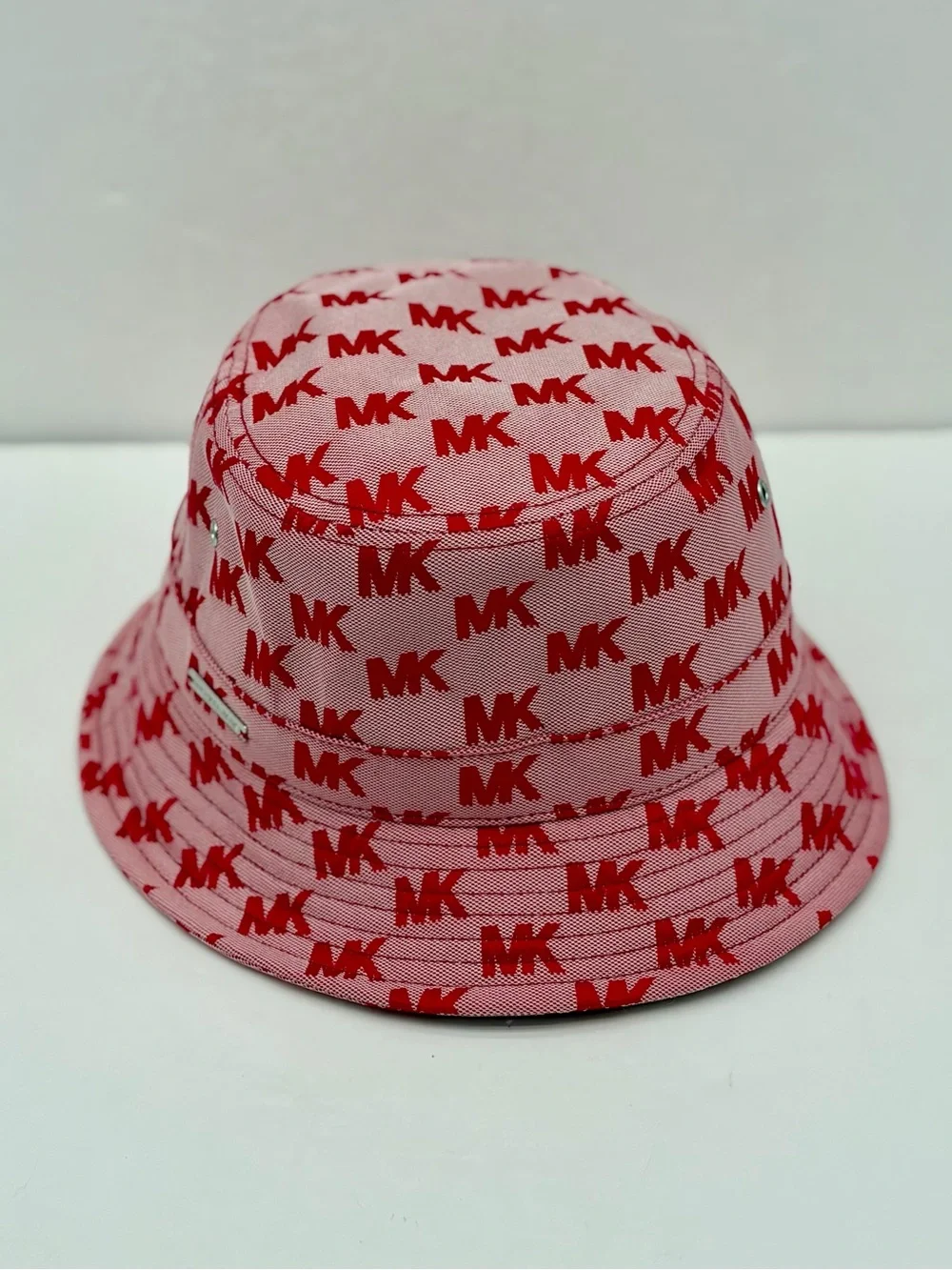 Michael Kors Pink MK Logo Bucket Hat display picture 3